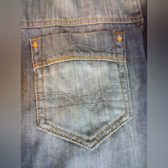 Rocawear Stone Washed Denim Jacket Coat Men's Size 44 Gray - Picture 6 of 16